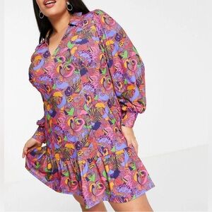 NEW Never Fully Dressed, Floral Vintage Mini Dress 18